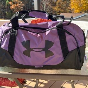 Under Armour Lavender and Black Sports Bag